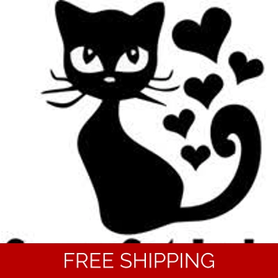 Crazy Cat Lady Hearts Die Cut Vinyl Decal sticker Crazy Cat Lady Hearts Die Cut Vinyl Decal sticker